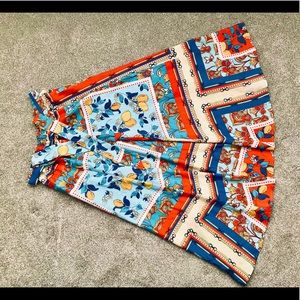 Multi print Maxi Skirt